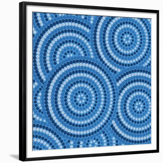 Aboriginal Abstract Art-Piccola-Framed Premium Giclee Print