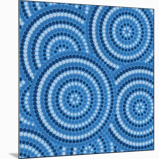 Aboriginal Abstract Art-Piccola-Mounted Premium Giclee Print