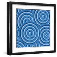 Aboriginal Abstract Art-Piccola-Framed Art Print