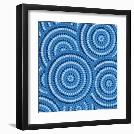 Aboriginal Abstract Art-Piccola-Framed Art Print