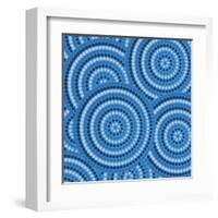 Aboriginal Abstract Art-Piccola-Framed Art Print