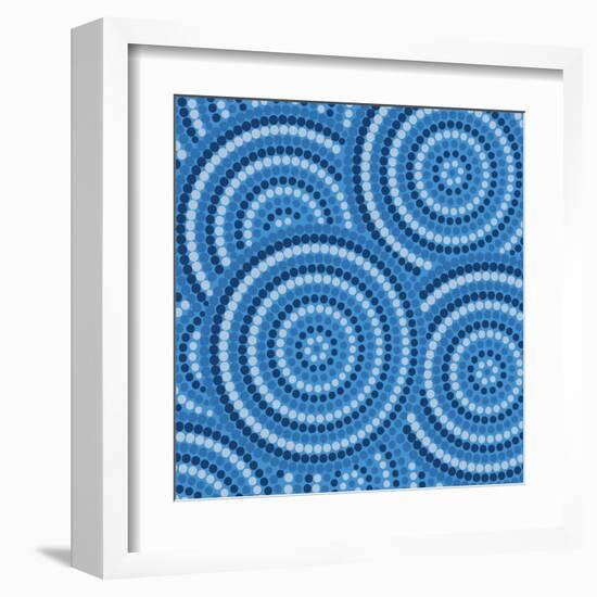 Aboriginal Abstract Art-Piccola-Framed Art Print