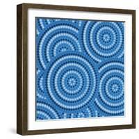 Aboriginal Abstract Art-Piccola-Framed Art Print