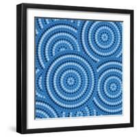 Aboriginal Abstract Art-Piccola-Framed Art Print