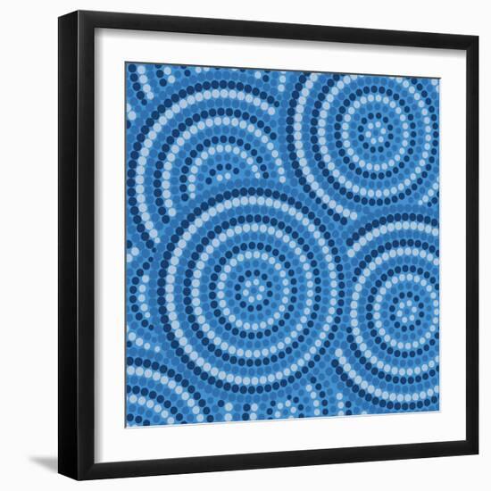 Aboriginal Abstract Art-Piccola-Framed Art Print