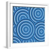 Aboriginal Abstract Art-Piccola-Framed Art Print