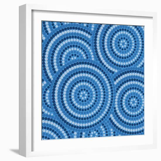 Aboriginal Abstract Art-Piccola-Framed Art Print