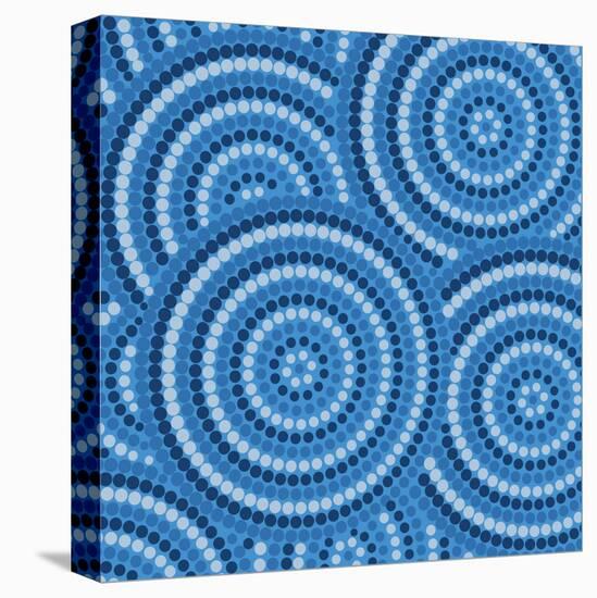 Aboriginal Abstract Art-Piccola-Stretched Canvas