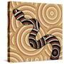 Aboriginal Abstract Art-Piccola-Stretched Canvas