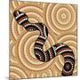 Aboriginal Abstract Art-Piccola-Mounted Art Print