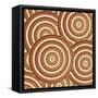 Aboriginal Abstract Art-Piccola-Framed Stretched Canvas