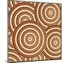 Aboriginal Abstract Art-Piccola-Mounted Art Print