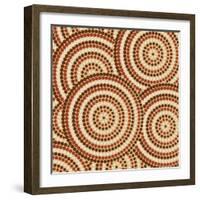 Aboriginal Abstract Art-Piccola-Framed Art Print