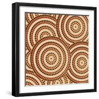 Aboriginal Abstract Art-Piccola-Framed Art Print