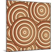 Aboriginal Abstract Art-Piccola-Mounted Art Print
