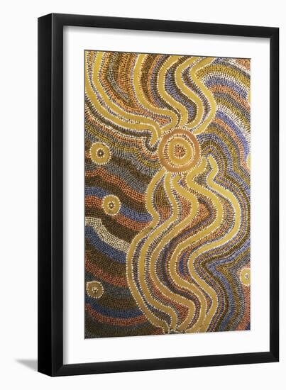 Aboriginal Art from Central Australia-null-Framed Premium Giclee Print