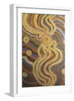 Aboriginal Art from Central Australia-null-Framed Premium Giclee Print