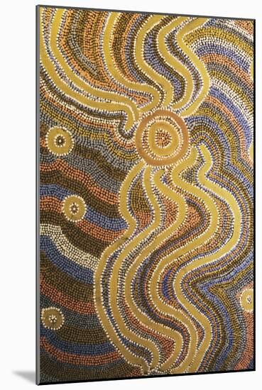 Aboriginal Art from Central Australia-null-Mounted Premium Giclee Print