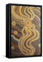 Aboriginal Art from Central Australia-null-Framed Stretched Canvas