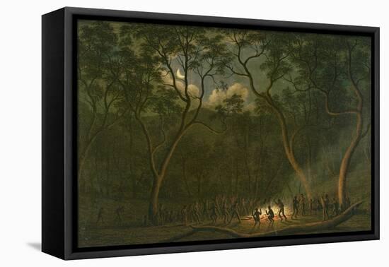 Aboriginal Coroboree in Van Diemen's Land-John Glover-Framed Stretched Canvas