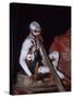 Aboriginal Dancer Didgeridoo, Pamagirri, Queensland, Cairns, Australia-Cindy Miller Hopkins-Stretched Canvas