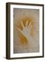 Aboriginal Hand Painting, Carnarvon Gorge, Queensland, Australia, Pacific-Michael Runkel-Framed Premium Photographic Print