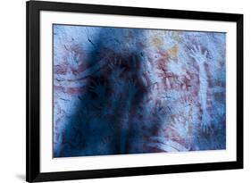 Aboriginal Hand Painting, Carnarvon Gorge, Queensland, Australia, Pacific-Michael Runkel-Framed Photographic Print