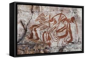 Aboriginal Mythology, Burrunggui, Arnhem Land-null-Framed Stretched Canvas