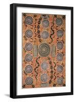 Aboriginal Painting, Art Gallery, Alice Springs, Australia-null-Framed Giclee Print