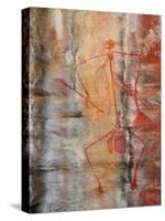 Aboriginal Rock Art, Ubirr, Kakadu National Par, Northern Territory, Australia, Pacific-Schlenker Jochen-Stretched Canvas