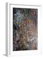 Aboriginal rock painting of Mimi spirits from the Kakadu National Park-null-Framed Giclee Print