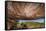 Aboriginal Wandjina Cave Artwork in Sandstone Caves at Raft Point, Kimberley, Western Australia-Michael Nolan-Framed Stretched Canvas