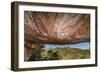 Aboriginal Wandjina Cave Artwork in Sandstone Caves at Raft Point, Kimberley, Western Australia-Michael Nolan-Framed Photographic Print