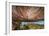 Aboriginal Wandjina Cave Artwork in Sandstone Caves at Raft Point, Kimberley, Western Australia-Michael Nolan-Framed Photographic Print