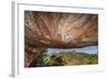 Aboriginal Wandjina Cave Artwork in Sandstone Caves at Raft Point, Kimberley, Western Australia-Michael Nolan-Framed Photographic Print