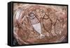 Aboriginal Wandjina Cave Artwork in Sandstone Caves at Raft Point, Kimberley, Western Australia-Michael Nolan-Framed Stretched Canvas