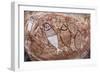 Aboriginal Wandjina Cave Artwork in Sandstone Caves at Raft Point, Kimberley, Western Australia-Michael Nolan-Framed Photographic Print