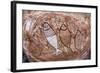 Aboriginal Wandjina Cave Artwork in Sandstone Caves at Raft Point, Kimberley, Western Australia-Michael Nolan-Framed Photographic Print