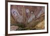 Aboriginal Wandjina Cave Artwork in Sandstone Caves at Raft Point, Kimberley, Western Australia-Michael Nolan-Framed Photographic Print