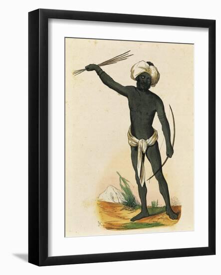 Aborigine from Island of Vatou-Lele (Fiji Islands)-null-Framed Giclee Print