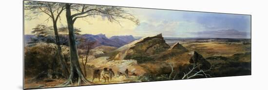 Aborigines in an Australian Landscape-George Rowe-Mounted Giclee Print