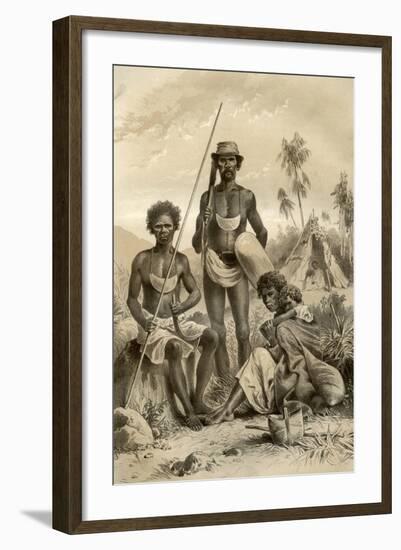 Aborigines of Australia, 1879-McFarlane and Erskine-Framed Giclee Print