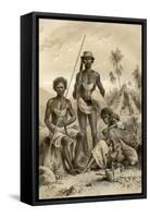 Aborigines of Australia, 1879-McFarlane and Erskine-Framed Stretched Canvas