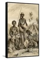 Aborigines of Australia, 1879-McFarlane and Erskine-Framed Stretched Canvas