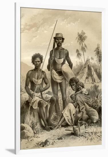 Aborigines of Australia, 1879-McFarlane and Erskine-Framed Giclee Print