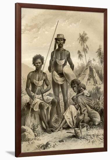 Aborigines of Australia, 1879-McFarlane and Erskine-Framed Giclee Print