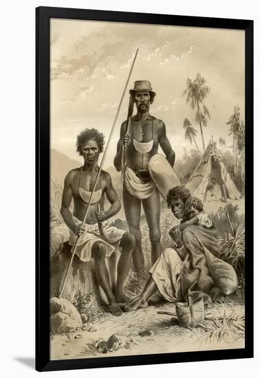 Aborigines of Australia, 1879-McFarlane and Erskine-Framed Giclee Print