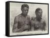 Aborigines of Cape York, Australia-null-Framed Stretched Canvas