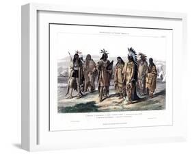 Aborigines of North America, 1873-JJ Crew-Framed Giclee Print