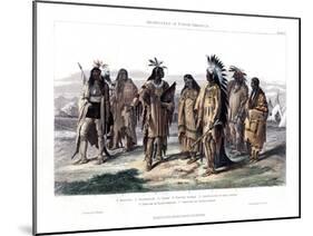 Aborigines of North America, 1873-JJ Crew-Mounted Giclee Print